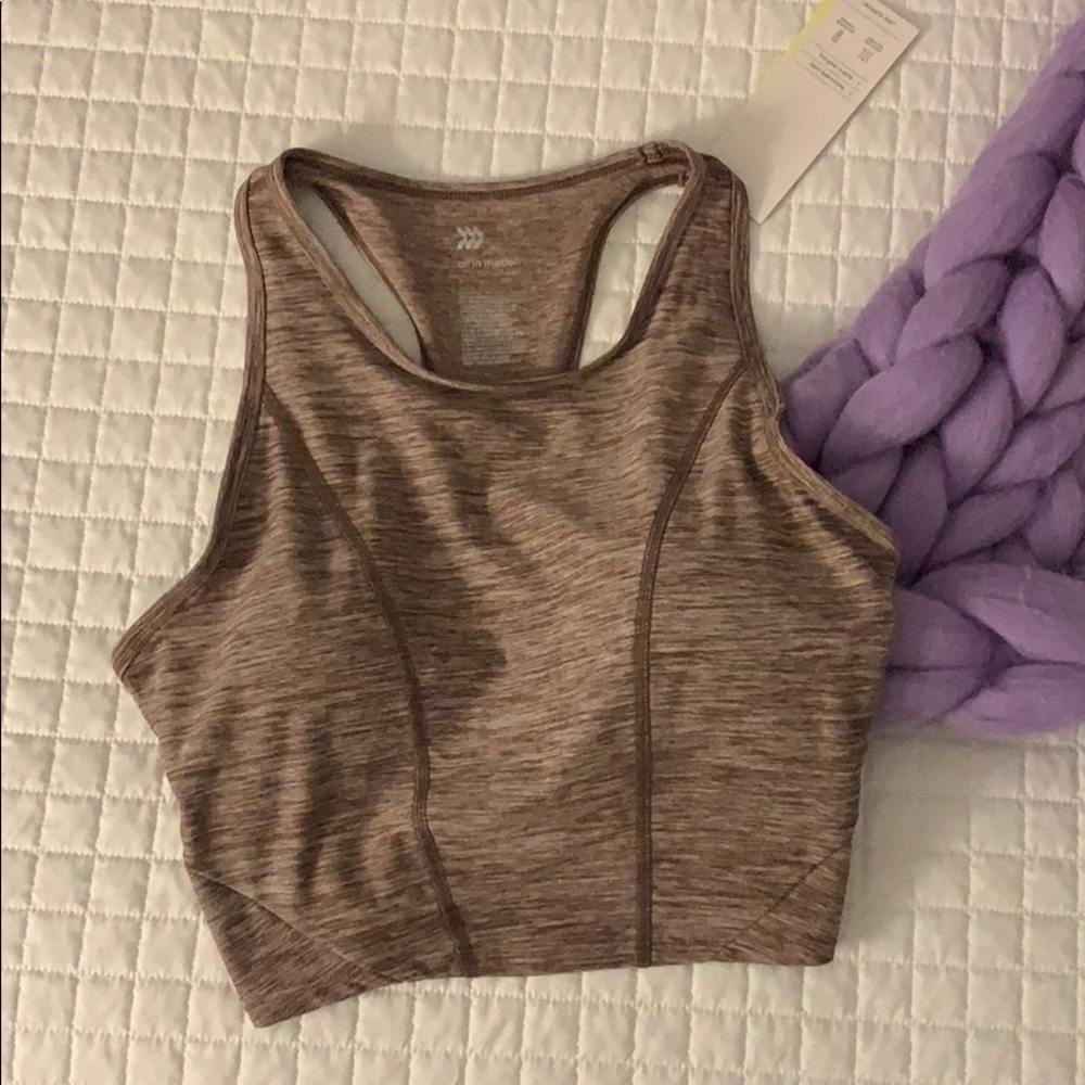 All in motion Long line bra with shelf - size S